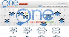 Desktop Screenshot of onetranscription.com