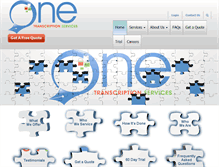 Tablet Screenshot of onetranscription.com